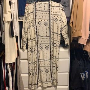 FOREVER 21 DUSTER CARDIGAN